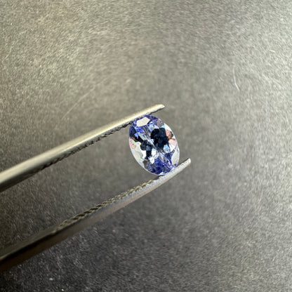 Purple Tanzanite Oval Loose Stone, 0.83 ct, 7.2x5.1 mm – view 1 of 3