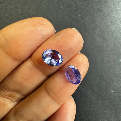 Purple Tanzanite Oval Loose Stone, 2.07 ct, 8x6 mm – view 3 of 3