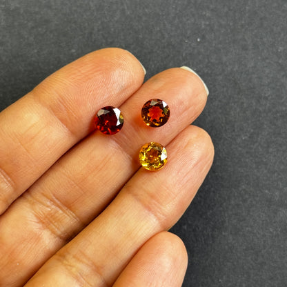 Yellow Citrine Round Loose Stone – view 3 of 3