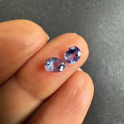 Purple Tanzanite Oval Loose Stone, 0.68 ct, 5.9x3.9 mm – view 3 of 3