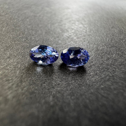 Purple Tanzanite Oval Loose Stone, 6.1x4 mm – view 1 of 3