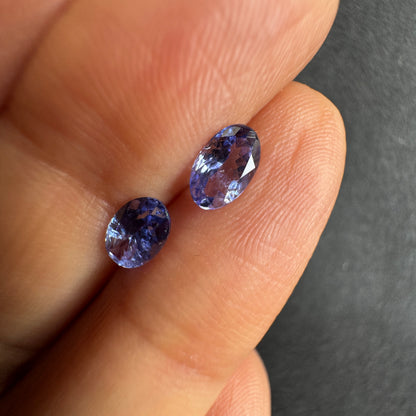 Purple Tanzanite Oval Loose Stone, 6.1x4 mm – view 3 of 3