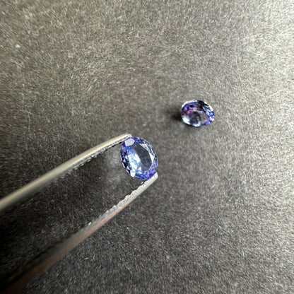 Purple Tanzanite Oval Loose Stone, 0.69 ct, 5.1x4 mm – view 2 of 3