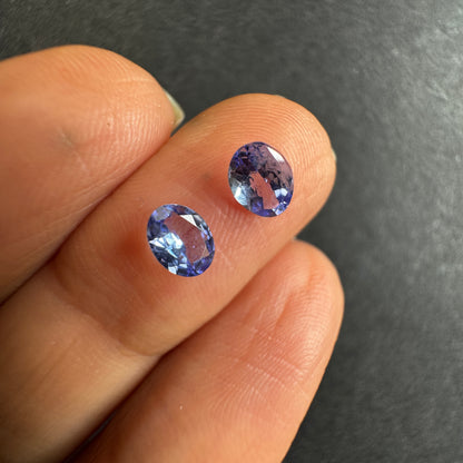 Purple Tanzanite Oval Loose Stone, 0.69 ct, 5.1x4 mm – view 3 of 3