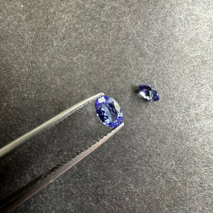 Purple Tanzanite Oval Loose Stone, 99 ct, 5.9x3.7 mm – view 1 of 2