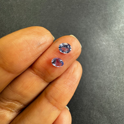 Purple Tanzanite Oval Loose Stone, 0.77 ct, 4.9x4 mm – view 3 of 3