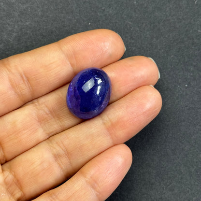 Blue Tanzanite Oval Loose Stone, 25.82 ct, 19.3x15.3 mm – view 3 of 4