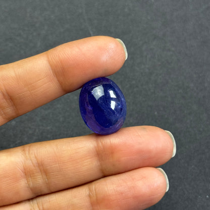 Blue Tanzanite Oval Loose Stone, 25.82 ct, 19.3x15.3 mm – view 4 of 4