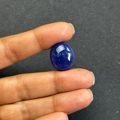 Blue Tanzanite Oval Loose Stone, 23.90 ct, 19x15.8 mm – view 4 of 4