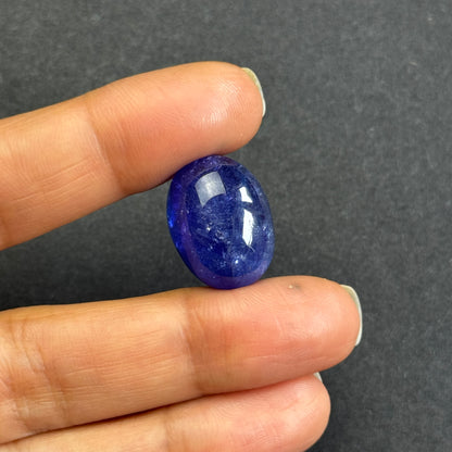 Blue Tanzanite Oval Loose Stone, 26.90 ct, 19.3x14.5 mm – view 4 of 4