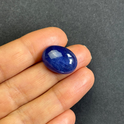 Blue Tanzanite Oval Loose Stone, 20.45 ct, 19x13.8 mm – view 3 of 4