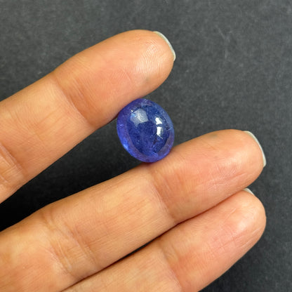 Blue Tanzanite Oval Loose Stone, 10.61 ct, 14x11.5 mm – view 4 of 4