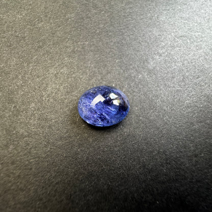 Blue Tanzanite Oval Cabochon, 7.32 ct, 13.5x10.8 mm – view 1 of 4