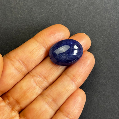 Blue Tanzanite Oval Loose Stone, 34.66 ct, 22x17 mm – view 2 of 3