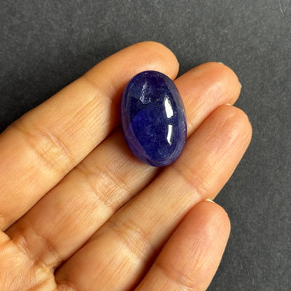Blue Tanzanite Oval Loose Stone, 34.53 ct, 23.8x16.2 mm – view 2 of 4