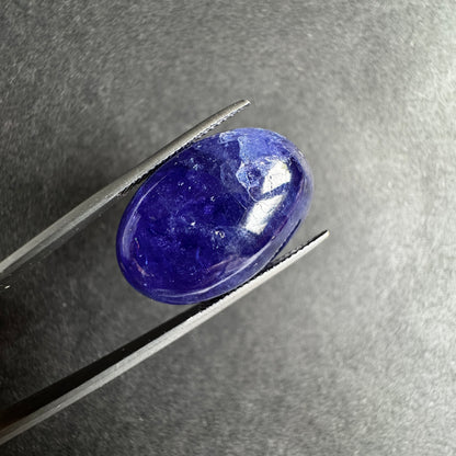 Blue Tanzanite Oval Loose Stone, 34.53 ct, 23.8x16.2 mm – view 4 of 4