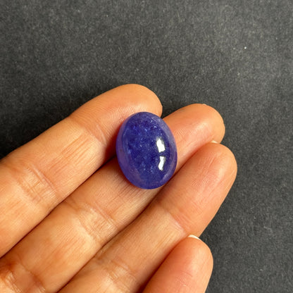 Blue Tanzanite Oval Loose Stone, 21.37 ct, 20.3x15.2 mm – view 3 of 4