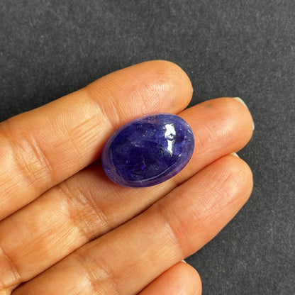 Blue Tanzanite Oval Loose Stone, 29.42 ct, 21.5x15.3 mm – view 3 of 4