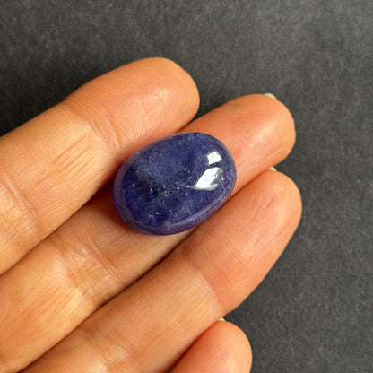 Blue Tanzanite Oval Loose Stone, 24.15 ct, 21.3x15.6 mm – view 3 of 4
