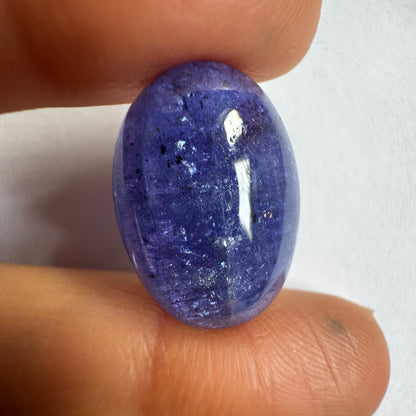 Blue Tanzanite Oval Loose Stone, 24.15 ct, 21.3x15.6 mm – view 4 of 4