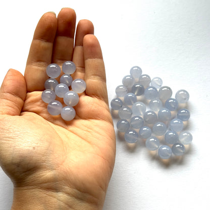 Blue Moonstone Round Beads – view 5 of 9