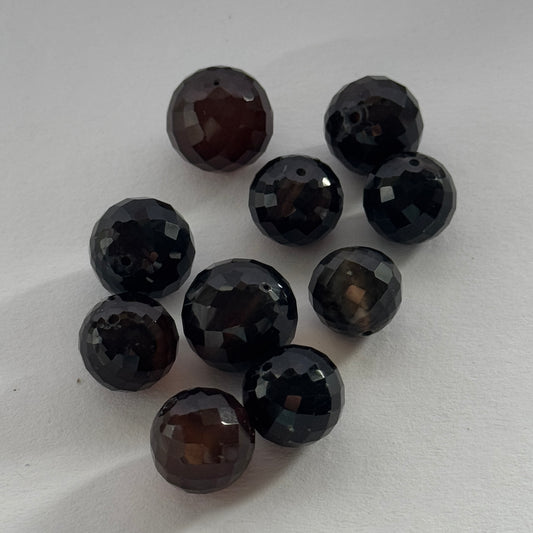 Agate Beads Faceted Drilled 10 per Bag