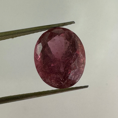 Pink Tourmaline Oval Faceted Beads, 5.23 ct, 12.6x10.2 mm – view 2 of 7