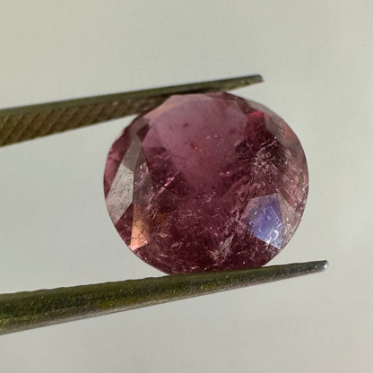 Pink Tourmaline Oval Faceted Beads, 5.23 ct, 12.6x10.2 mm – view 4 of 7