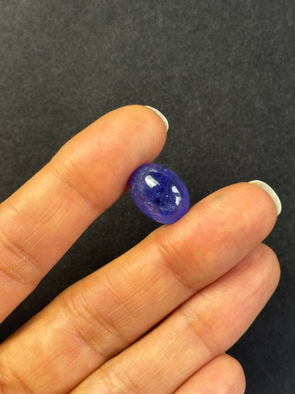 Blue Tanzanite Oval Loose Stone, 10.98 ct, 13.5x10.5 mm – view 2 of 4