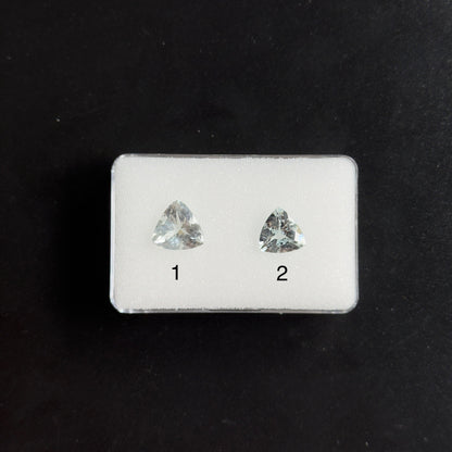 Blue Aquamarine Trillion Cabochon, 2.95 ct, 10x10 mm – view 4 of 4