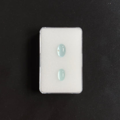 Blue Aquamarine Drop Cabochon – view 2 of 3