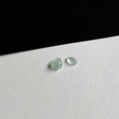 Blue Aquamarine Drop Cabochon – view 3 of 3