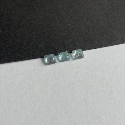 Blue Aquamarine Square Cabochon – view 1 of 3