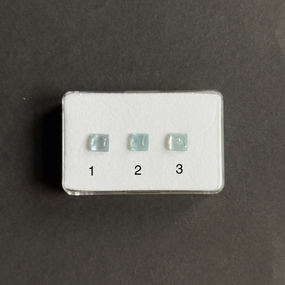 Blue Aquamarine Square Cabochon – view 3 of 3