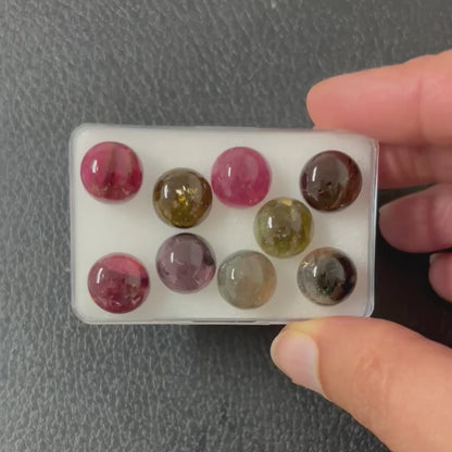 Turmalin Runder Cabochon, 11–11,4 mm — Wählen Sie Ihren Stein