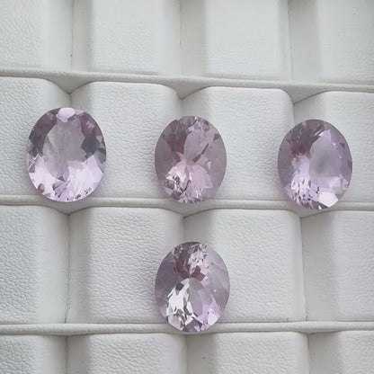 Violetter Amethyst, oval facettiert, 14 × 12 mm — Wählen Sie Ihren Stein