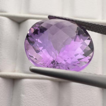 Lila Amethyst Oval facettiert — Wählen Sie Ihren Stein — EB000161
