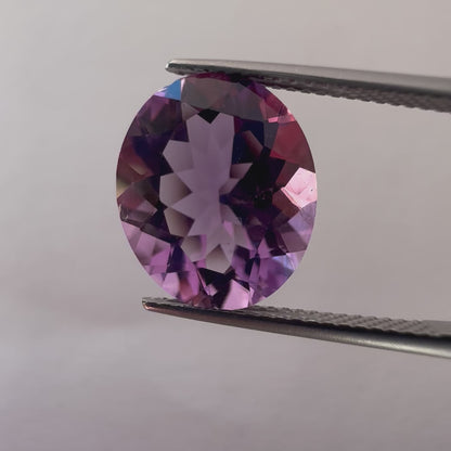 Paar facettierte ovale violette Amethyste — Wählen Sie Ihr Paar — EB000141