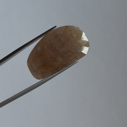 Braunes Saphir-Paar im Fantasieschliff, 5 2,56 ct