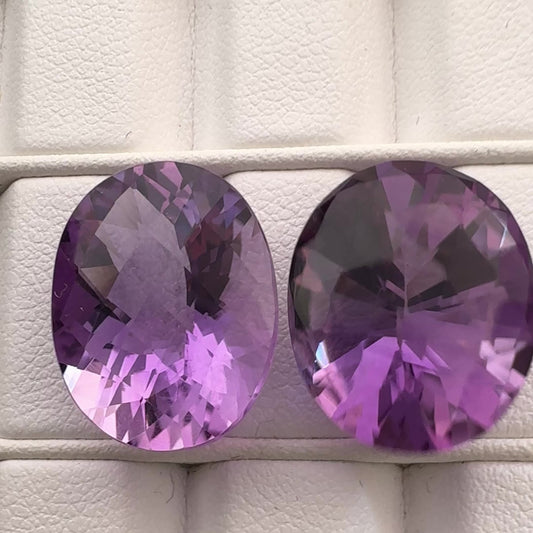 Deep Magical Purple Faceted Amethyst