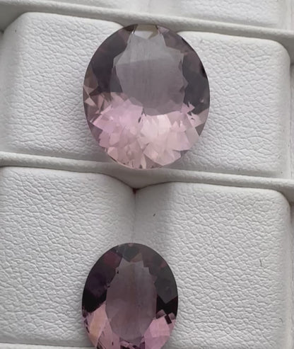 Lila Amethyst Oval facettiert — Wählen Sie Ihren Stein — EB000145