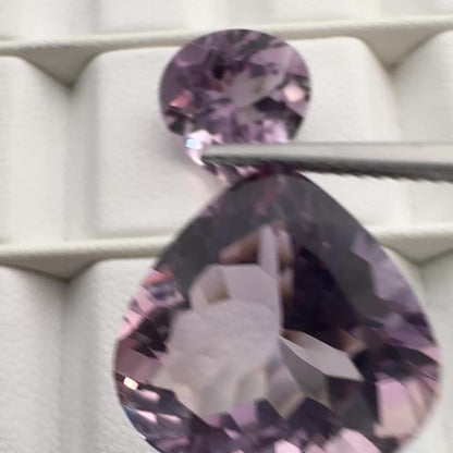 Violetter Amethyst im Trillion-Schliff — Wählen Sie Ihren Stein — EB000155
