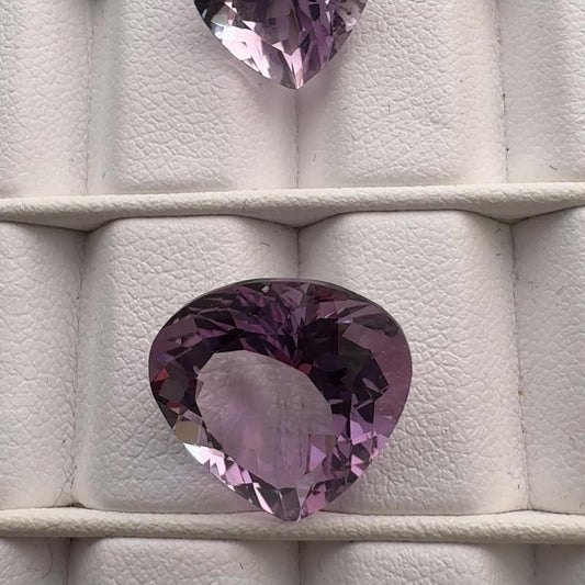 Amethyst Trillion Cut Faceted