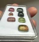Multicolour Tourmaline Rectangular Cabochon, 25.62 ct – view 4 of 5