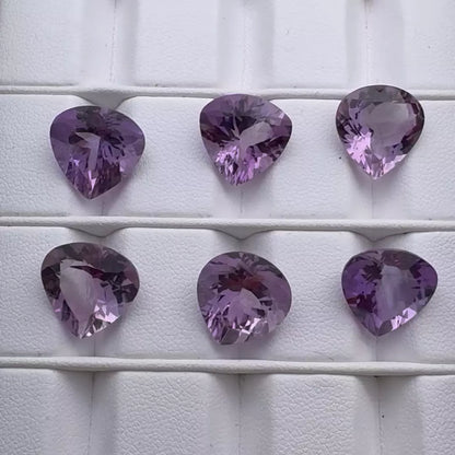 Purple Amethyst Trillion Faceted Loose Stone, 5.65 ct, 12.9x12.6 mm – view 3 of 3